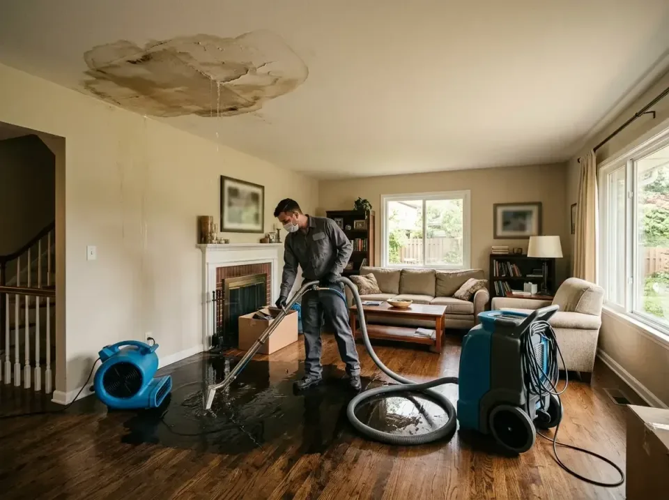 attic-pipe-burst-ceiling-drip-008 — frequently asked questions, Water Damage Restoration & Carpet Care in Southwest Ranches,…